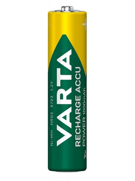 аккумуляторы Varta 1000 mAh R03/AAA R2U-4BL 