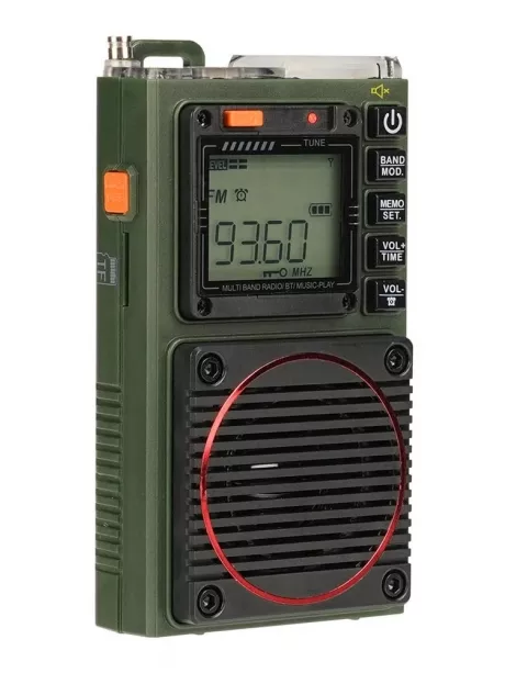 карманный цифровой радиоприемник Retekess TR111 green