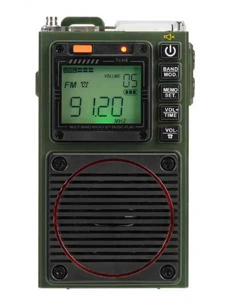 карманный цифровой радиоприемник Retekess TR111 green