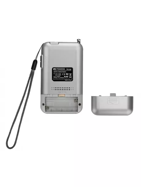 карманный цифровой радиоприемник Retekess TR106 silver