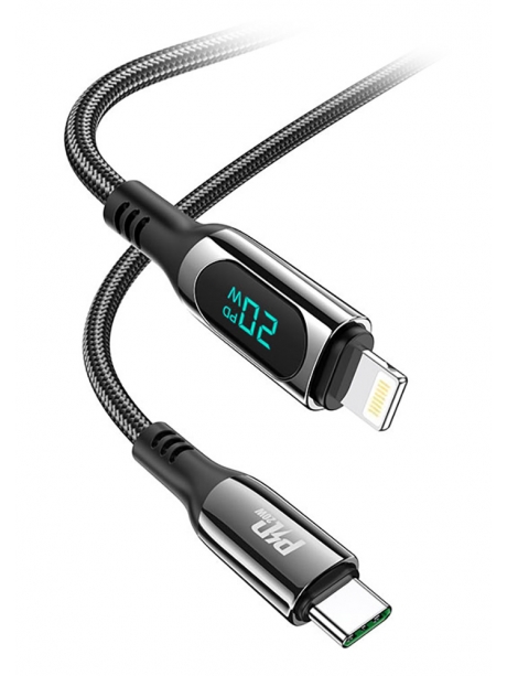 кабель для быстрой зарядки iPhone Hoco S51 Extreme PD charging data cable for iP black
