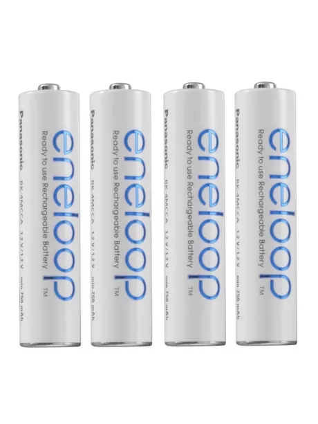 аккумулятор Panasonic 800 mAh R03/AAA Eneloop BK-4MCCA/4W-4BL 