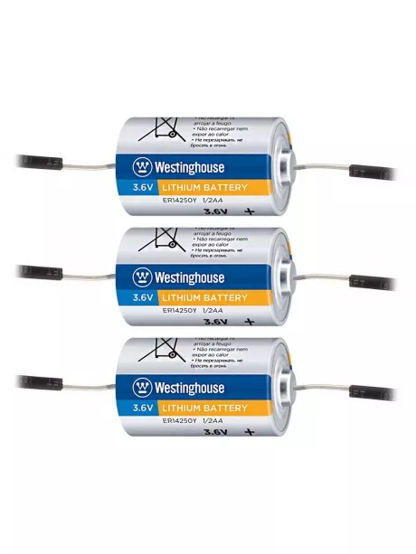 батарейки Westinghouse ER 14250Y (1/2AA) axial wires 3шт. 
