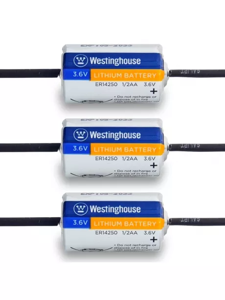 батарейки Westinghouse ER 14250Y (1/2AA) axial wires 3шт. 