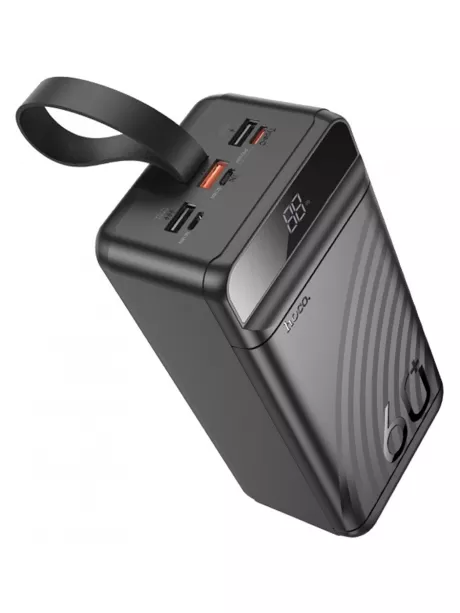 внешний аккумулятор повербанк Hoco J123C Element 22.5W+PD20W power bank with display(60000mAh) black