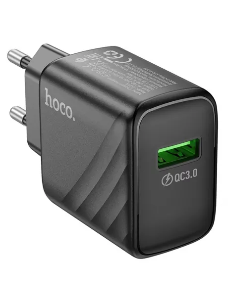 быстрое зарядное устройство Hoco CS21A Rich single port QC3.0 black