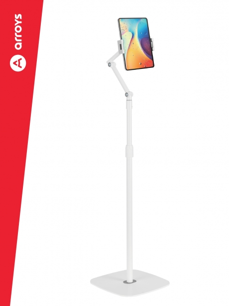 подставка напольная для планшета Arroys F-LU14 white