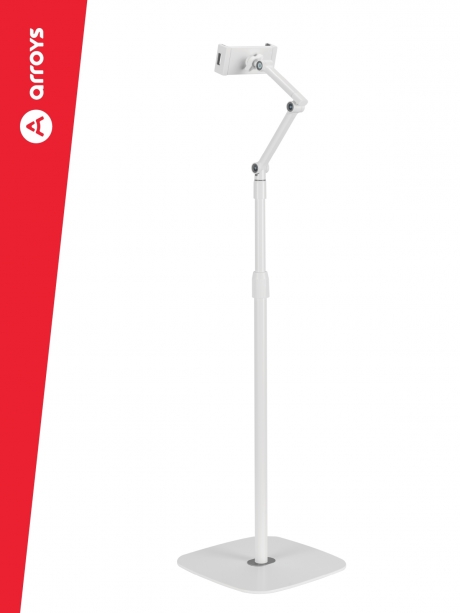 подставка напольная для планшета Arroys F-LU14 white
