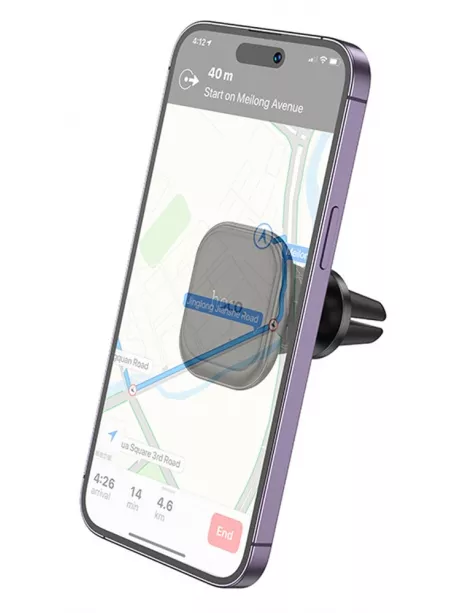 магнитный держатель на решетку вентиляции Hoco H29 Brilliant magnetic car holder (air outlet) black