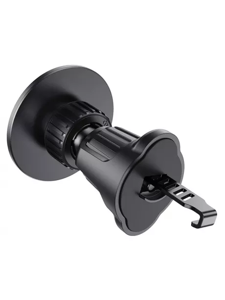 магнитный держатель MagSafe Hoco H12 Fine jade ring magnetic car holder (air outlet) black