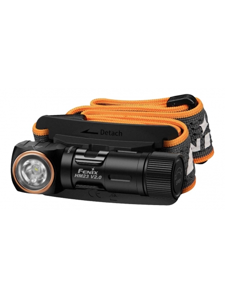 налобный фонарь с красным светом Fenix HM23 V2.0 black