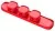 магнитный держатель для проводов Baseus Peas Cable Clip red