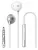проводные наушники с микрофоном Baseus Encok H06 lateral in-ear Wired Earphone silver