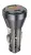 зарядка для телефона в машину Hoco NZ12B Unimpeded PD48W(1C1A) car charger with digital display transparent black