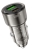 зарядка для телефона в машину Hoco Z52 Spacious PD38W(1C1A) car charger transparent black