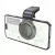 магнитный держатель MagSafe Hoco H59 Show ring magnetic car holder (L air outlet) black/metal gray