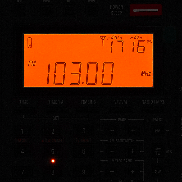 Подсветка укв радиоприемника Тексан PL-990x
